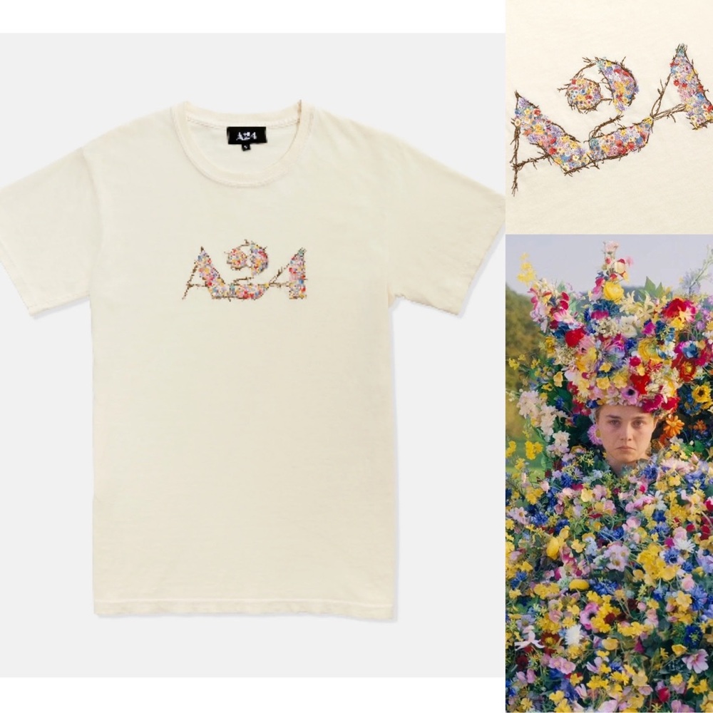 A24 Midsommar May Queen Florence Pugh LTD Edition Flower Tee
